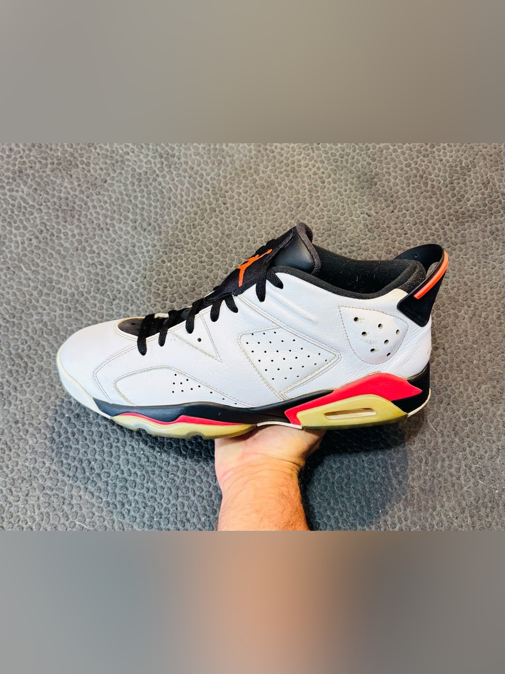 Jordan 6 Retro Low ‘Infrared White’ 2015 (Sz 13M)